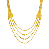 22K Yellow Gold Long Necklace & Earrings Set W/ Draping Collar Strands | 


Elongate your collar line for additional allure with beautiful gold jewelry like this 22K yell...