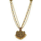 22K Yellow Antique Gold Laxmi Pendant Necklace W/ Rubies, Pearls, Triple Strands & Adjustable Drawstring Closure | 



Enjoy the seamless designs of flawless Temple jewelry pieces sourced from all over the world ...