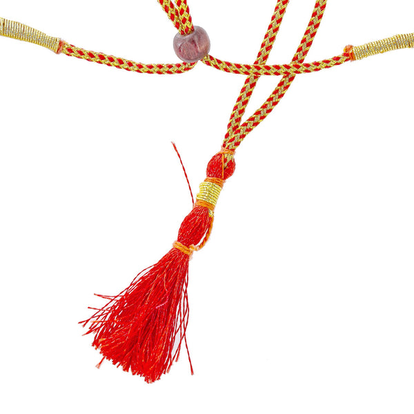 22K Yellow Antique Gold Laxmi Pendant Necklace W/ Rubies, Pearls, Triple Strands & Adjustable Drawstring Closure | 



Enjoy the seamless designs of flawless Temple jewelry pieces sourced from all over the world ...