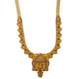 22K Yellow Antique Gold Laxmi Mango Necklace W/ Rubies, Emeralds & Royal Temple Design | 



Recreate the royalty of ancient South Asian cultures with one of a kind Temple jewelry like t...