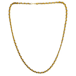 22K Multi Tone Gold Ball Chain W/ Interwinding Strands