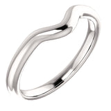 14K White 6mm Oval Engagement Ring 122177:555:PMB | 
