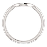 14K White 6mm Oval Engagement Ring 122177:555:PMB | 