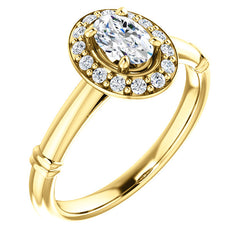 14K Yellow 6x4mm Oval Engagement Ring 122177:556:P