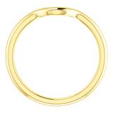 14K Yellow 6mm Oval Engagement Ring 122177:556:P MB | 