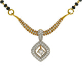 18K Multi-Tone Gold & Diamond Pendant Mangalsutra Necklace | 
The 18K Multi-Tone Gold & Diamond Pendant Mangalsutra Necklace is one that any new bride wou...