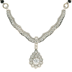 18K White Gold & Diamond Kashvi Mangalsutra Necklace