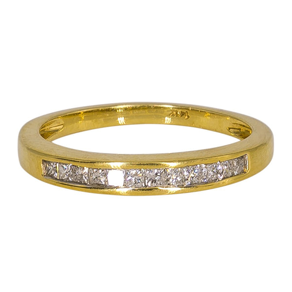 18K Yellow Gold Diamond Band W/ 0.36 ct Diamonds | 18K Yellow Gold Diamond Band W/ 0.36 ct Diamonds for women. This beautiful 18K yellow gold band f...