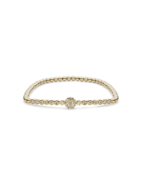 18K Rose Gold Diamond Bangle W/ 0.76ct Diamonds | Indulge in the guilt-free exploration of precious diamonds and gold of this exquisite women’s 18K...