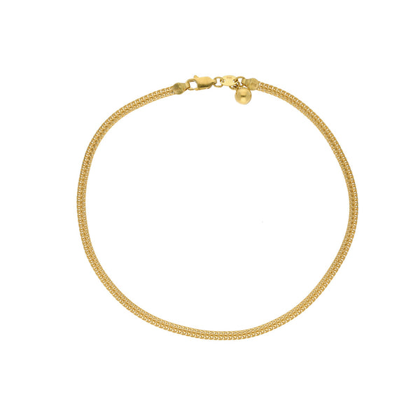 22K Yellow Gold Double Link Anklets Set of 2 | 


Dress up your everyday ensembles with the feminine touches of this 22K multi tone gold double ...
