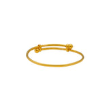 22K Yellow Gold Baby Bangles Set of 2 W/ Adjustable Bands, 13.1grams | 


Beautify your little ones with the brilliance of this set of two, 22K yellow gold adjustable b...