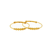 22K Gold Baby Bangles set of 2 W/ Gold Accented balls | 



22K Yellow Gold Bangle W/Four Laser Mark Accent Balls. This lovely 22K yellow gold bangle set...