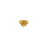 22K Yellow Gold Baby Ring W/ Gold Ball Flower Accent | 


Add a brilliant floral touch to your little one’s attire with this 22K yellow gold baby ring f...