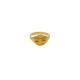 22K Yellow Gold Baby Ring W/ Round Geometric Signet Design & Ribbed Shank | 


Add a classic touch to your kids’ attire with timeless designs such as this 22K yellow gold ro...
