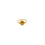 22K Yellow Gold Baby Ring W/ Gold Ball Rhombus Design | 


Add texture and unique design to your child’s wardrobe with special pieces such as this 22K ye...