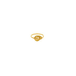 22K Yellow Gold Open Mango Baby Ring