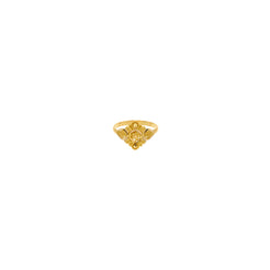 22K Yellow Gold Floret Baby Ring