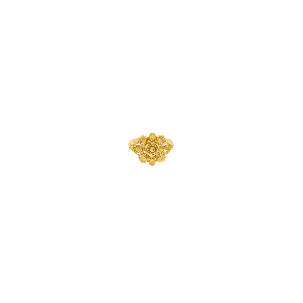 22K Yellow Gold Baby Ring W/ Shell & Mango Accents | 


Be floral and fun with special kid-worthy gold jewelry such as this special 22K yellow gold ba...