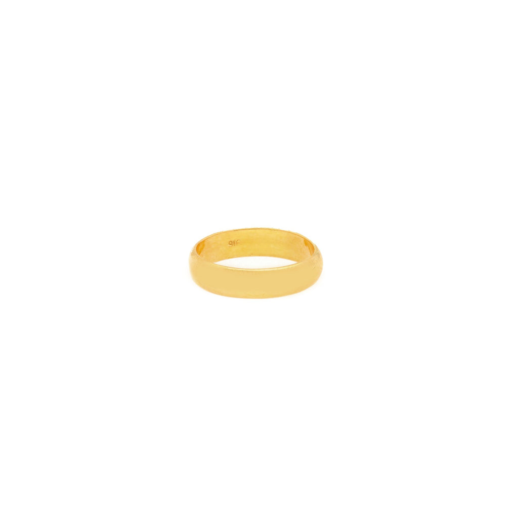 An image of the 22K gold stackable ring from Virani Jewelers. | Show off your style with this 22K gold stackable band from Virani Jewelers!

Made with Virani’s s...