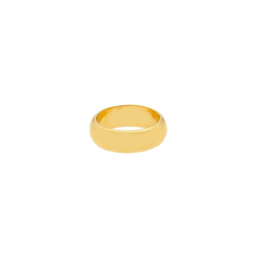 An image showing the 22K gold stackable band from Virani Jewelers. | Discover the many ways you can wear this gorgeous 22K gold band when you visit Virani Jewelers!

...