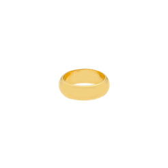 An image showing the 22K gold stackable band from Virani Jewelers.