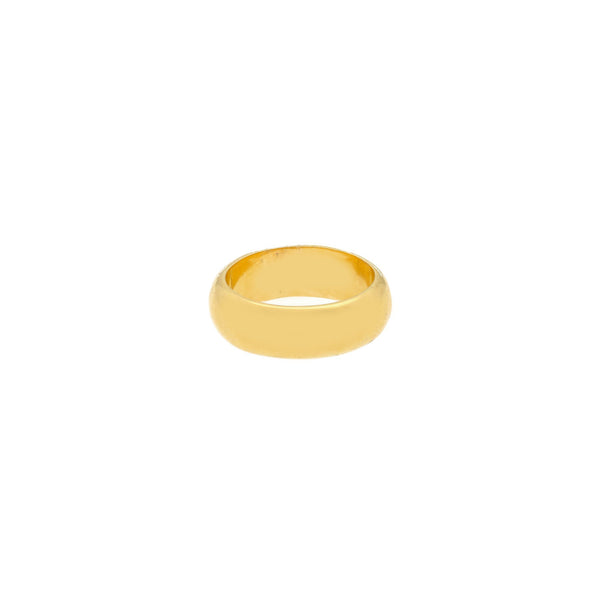 An image showing the 22K gold stackable band from Virani Jewelers. | Discover the many ways you can wear this gorgeous 22K gold band when you visit Virani Jewelers!

...