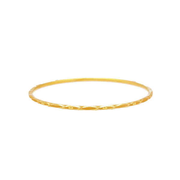 22K Yellow Gold Thin Bangles Set of Ten, 41.2 Grams | 


Be as radiant and sleek as you desire with this elegant set of ten, 22K yellow gold thin bangl...