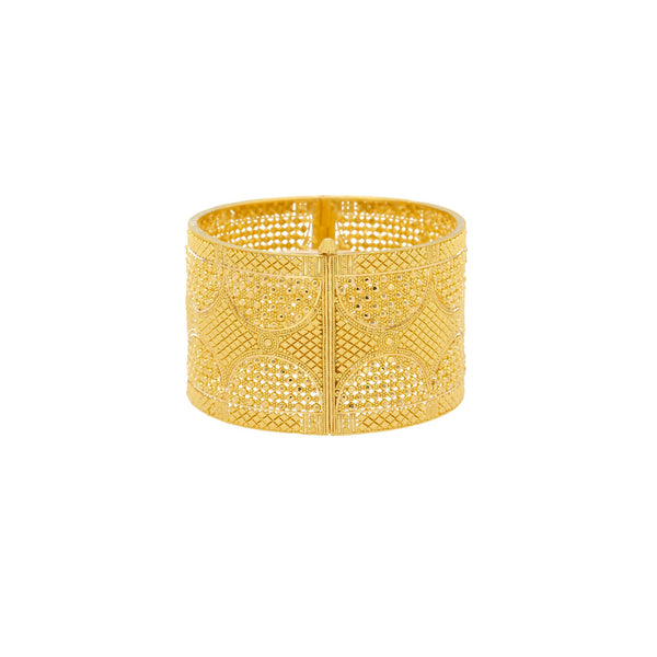 22K Yellow Gold Anya Bangle | The 22K Yellow Gold Anya Bangle from Virani Jewelers are truly unique. This exquisite gold bangle...