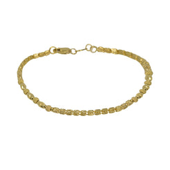 22K Yellow Gold Bracelet W/ Varied Gold Ball Designs