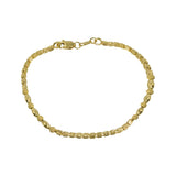 22K Yellow Gold Bracelet W/ Varied Gold Ball Designs | Explore the variation of textures and design with this lovely 22K yellow gold women’s bracelet fr...