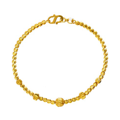 22K Yellow Gold Amara Beaded Bracelet