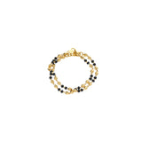 22K Yellow Gold Baby Bracelets Set of 2 W/ Swirl-Gold Balls & Black Beads, 7.2 grams | 



It is never too early to introduce your kids to the brilliance of fine 22K gold jewelry like ...