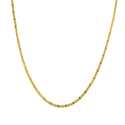 An image of the 22K gold Indian chain from Virani Jewelers.