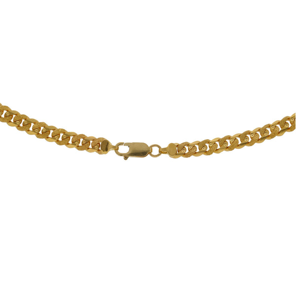 22K Yellow Gold Cuban Chain, Length 24inches | 


A typical versatile gold chain that goes readily with ethnic as well as western apparels. Desi...