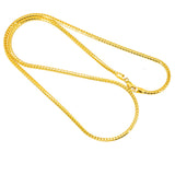 22K Yellow Gold Curb Link Chain | Create the bold, confident look you’ve always wanted with this 22K gold chain from Virani Jeweler...