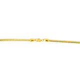 22K Yellow Gold Curb Link Chain | Create the bold, confident look you’ve always wanted with this 22K gold chain from Virani Jeweler...