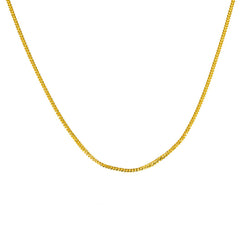 22K Yellow Gold Foxtail Link Chain, 20.2 gm