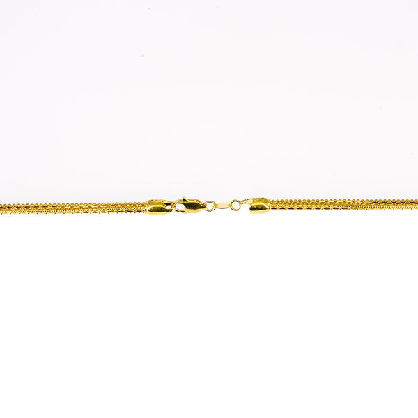 22K Yellow Gold Round Link Chain, 33.8 gm | Add the best in 22K jewelry to your collection with this amazing 22K yellow gold chain from Viran...