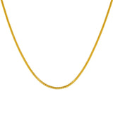 22K Yellow Gold Round Link Chain, 33.8 gm | Add the best in 22K jewelry to your collection with this amazing 22K yellow gold chain from Viran...