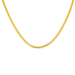 22K Yellow Gold Round Link Chain, 26.8 gm