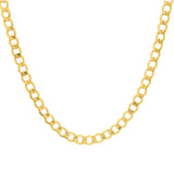 An image of the 22K gold Cuban link chain from Virani Jewelers. | Find the perfect 22K gold chain for every occasion when you visit Virani Jewelers!

Features a lo...