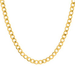 22K Yellow Gold Men's Cuban Link Chain, 27.3 Grams