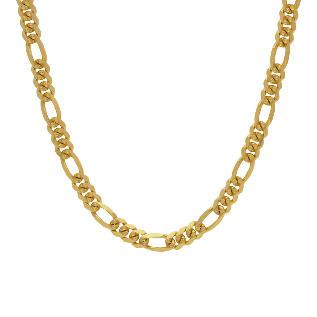 22K Yellow Gold Figaro Chain, Length 18inches | 


Fancy chain crafted to match your festive needs in gorgeous yellow gold in 22K purity exclusiv...