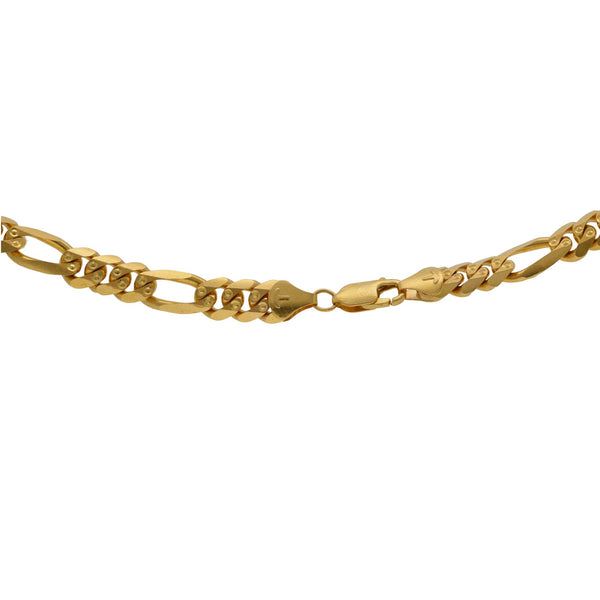 22K Yellow Gold Figaro Chain, Length 18inches | 


Fancy chain crafted to match your festive needs in gorgeous yellow gold in 22K purity exclusiv...