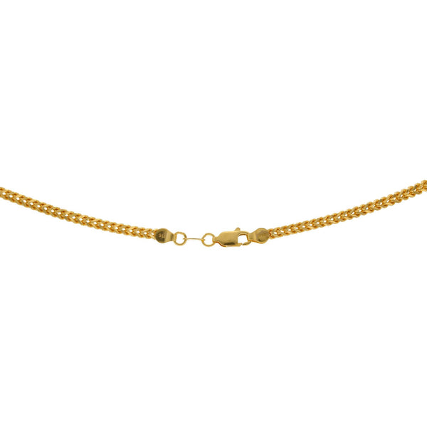 22K Yellow Gold Chain, Length 20inches | Get yourself a chain that is as versatile as this gold chain. This 22K gold chain goes perfectly ...