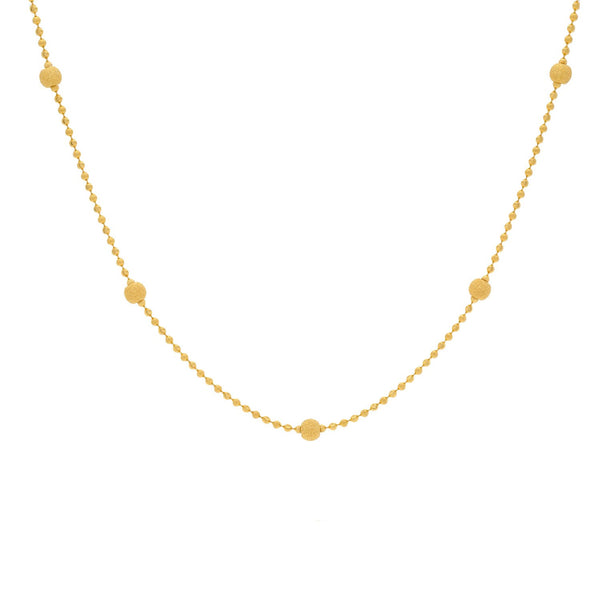 22K Yellow Gold Glittering Chain, Length 16inches | 


Looking for everyday necklace options that not only feels comfortable against your skin but lo...