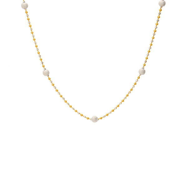 22K Yellow & White Gold Sophia Chain | 
The 22K Yellow and White Gold Sophia Chain from Virani Jewelers will add an air of sophisticatio...