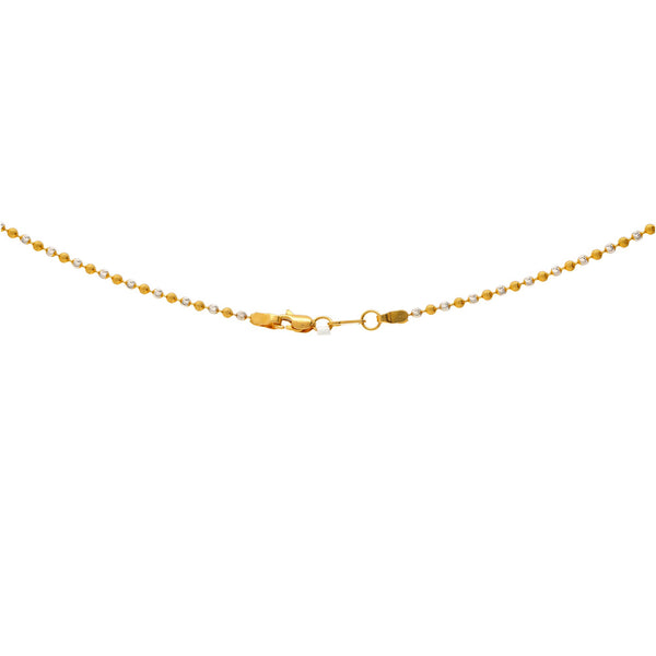 22K Yellow & White Gold Sophia Chain | 
The 22K Yellow and White Gold Sophia Chain from Virani Jewelers will add an air of sophisticatio...