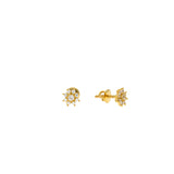 22K Gold Earrings W/ Cubic Zicronia | 



These simple ,subtle stud 22k Gold Cz Earrings each feature having 9 Cz (Cubic zirconia ) com...