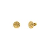 22K Yellow Gold Button Earrings W/ Gold Ball Flower Accents, 4.4 grams | 



Strive to add the elegance of feminine accents to spruce up your look with beautiful fine jew...